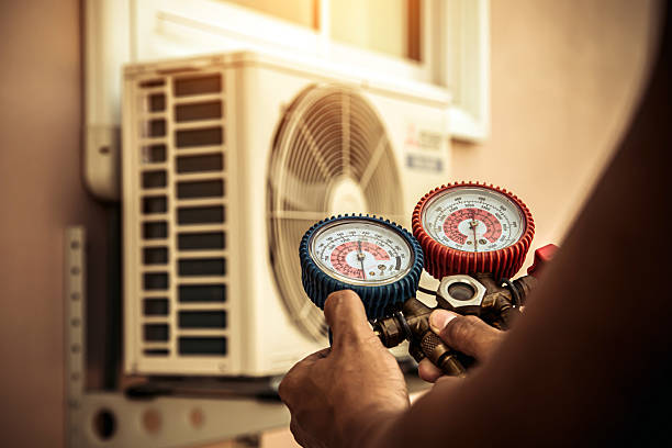 Professional Hvac technician working in Jonesville, NC